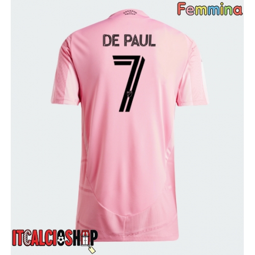 Inter Miami Rodrigo De Paul #7 Prima Maglia Femmina 2026-27 Manica Corta